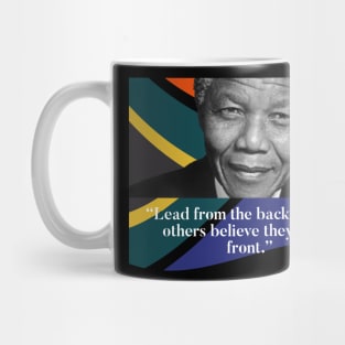 Nelson Mandela - Lead from the back Mug